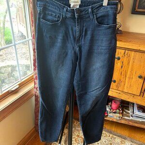 L'AGENCE Margot High Rise Skinny Jeans Everett Dark Wash Denim Size 27